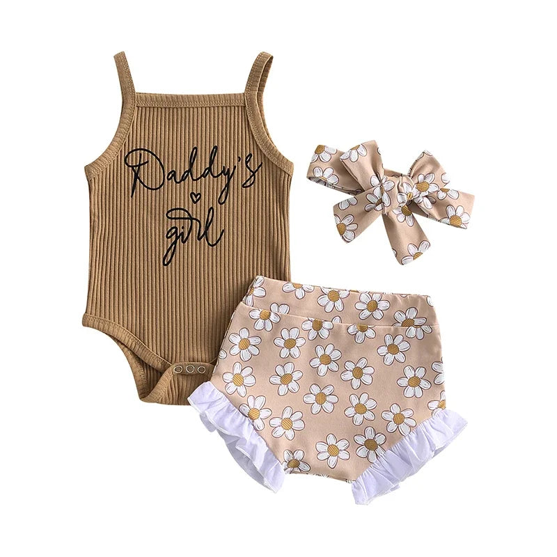 Mini Knit Romper & Shorts Set
