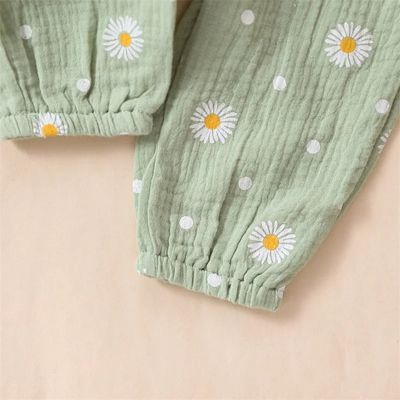 Mini Daisy Pants Set