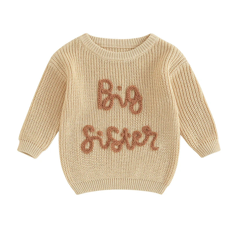 Mini Letter Knit Sweater