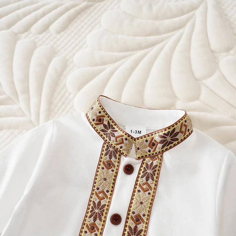 Mini Autumn Print Romper