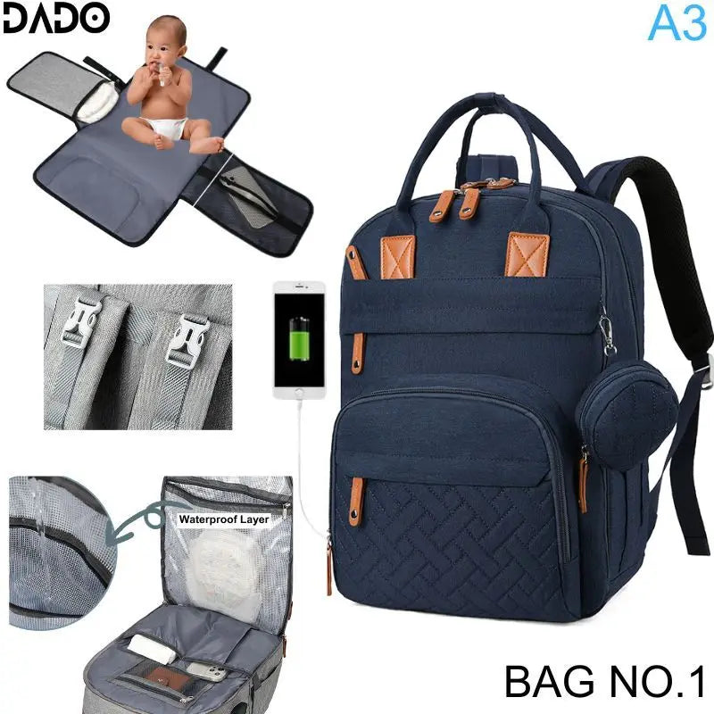 Mini Diaper Bag – Travel Backpack