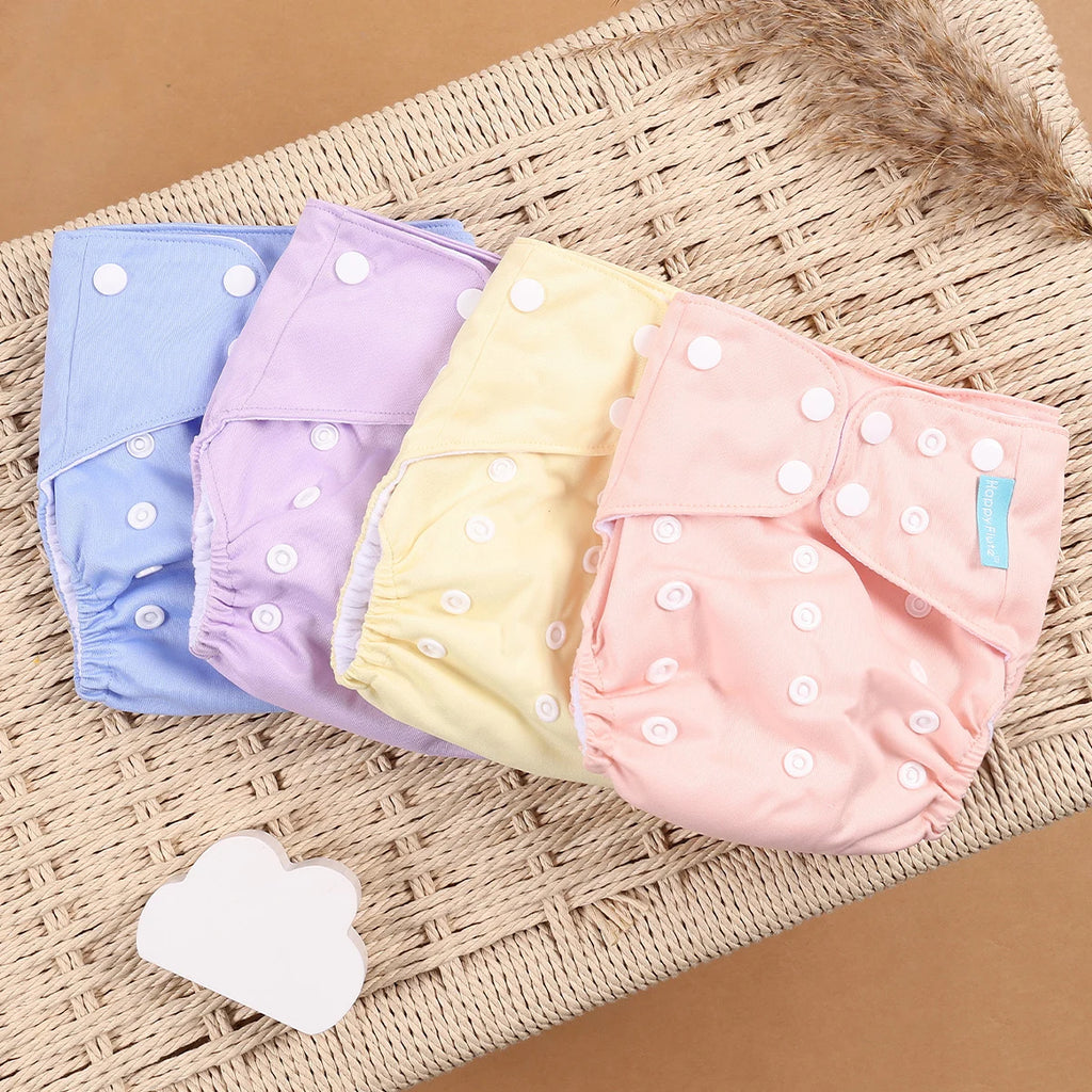Mini Cloth Diapers – 4pcs Eco Set