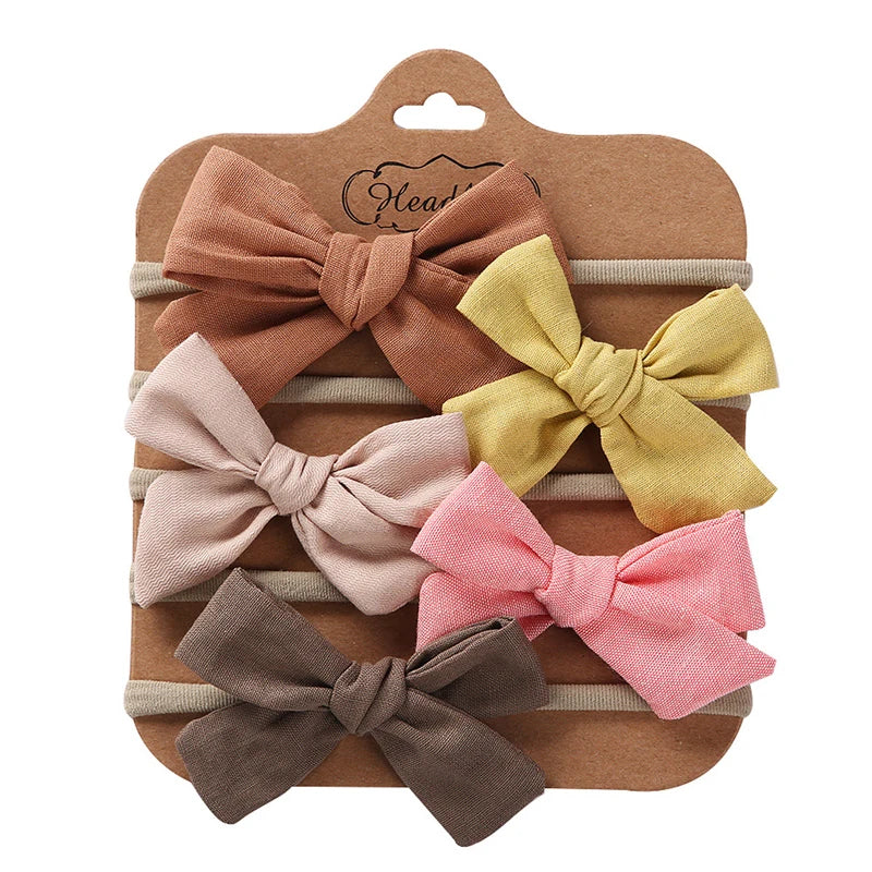 Mini Bowknot Headband Set