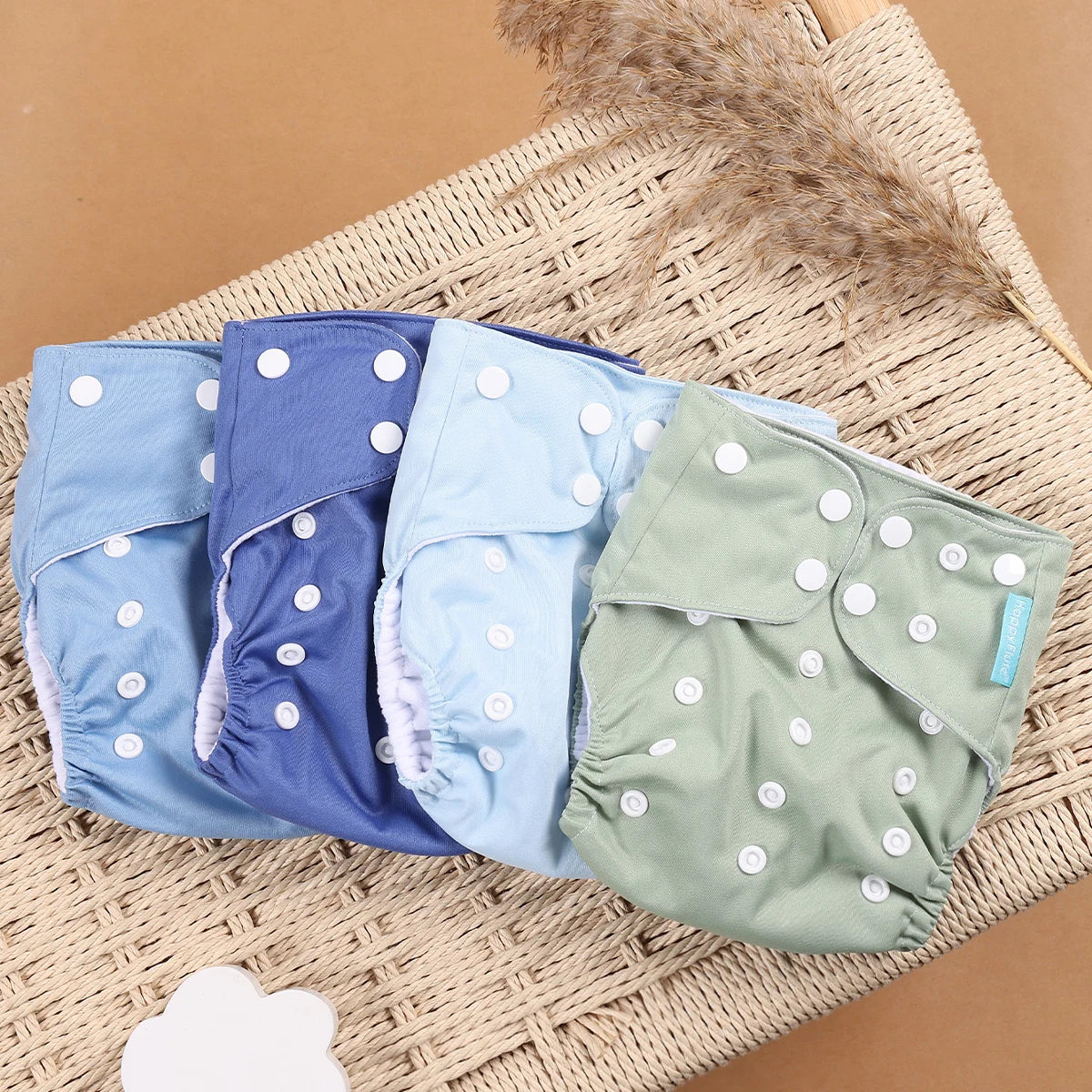Mini Cloth Diapers – 4pcs Eco Set