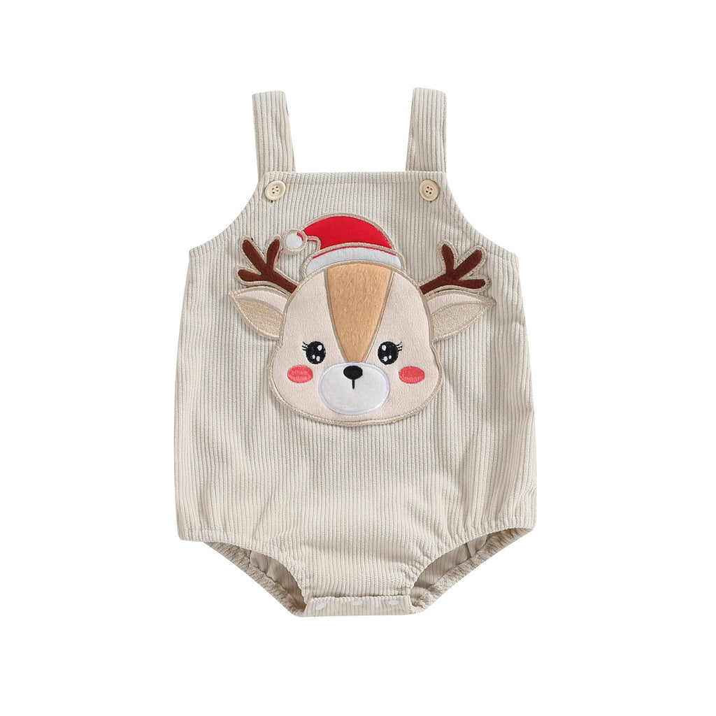 Mini Elk Corduroy Romper