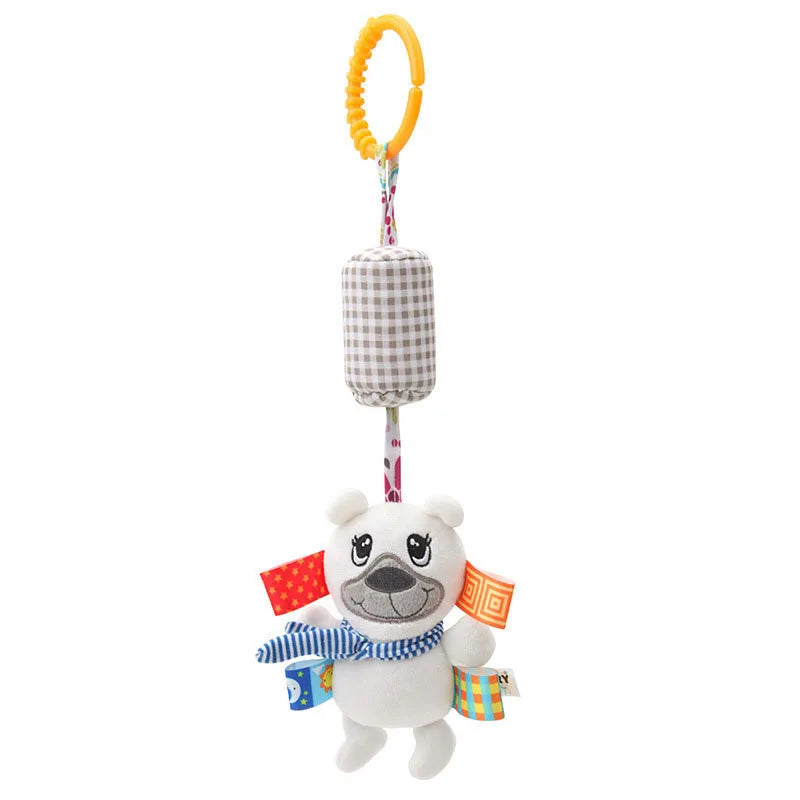 Mini Animal Rattle – Soft Giraffe & Zebra