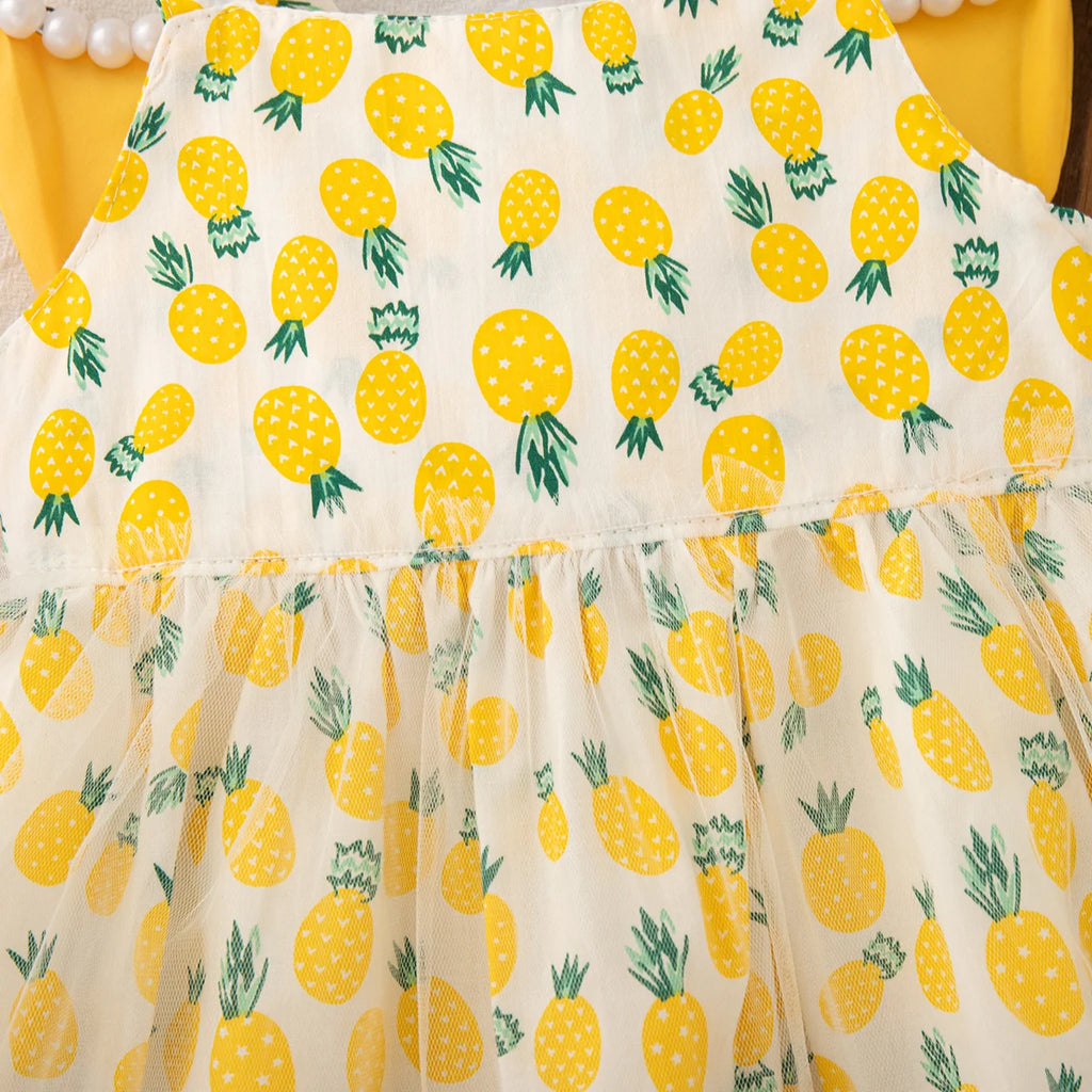 Mini Pineapple Princess Dress