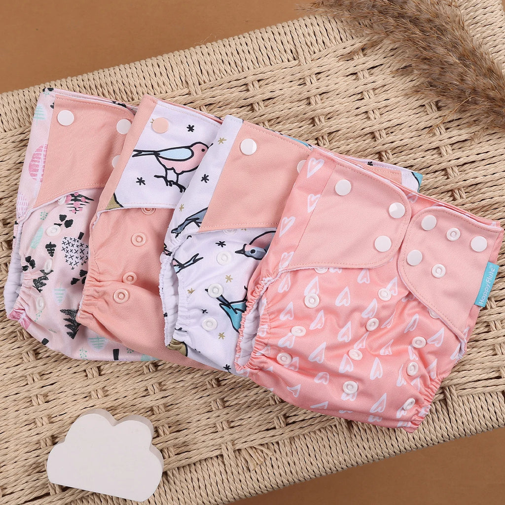 Mini Cloth Diapers – 4pcs Eco Set