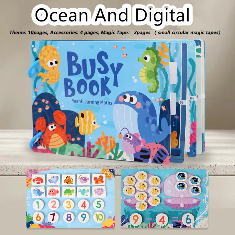 Mini Busy Book – Animals, Cars & Dinos