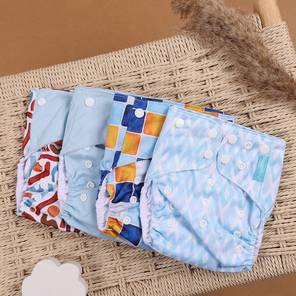 Mini Cloth Diapers – 4pcs Eco Set