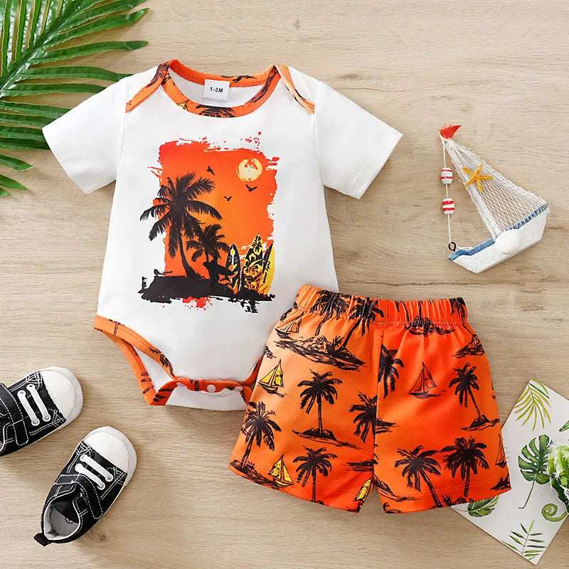 Mini Coconut Tree Holiday Set