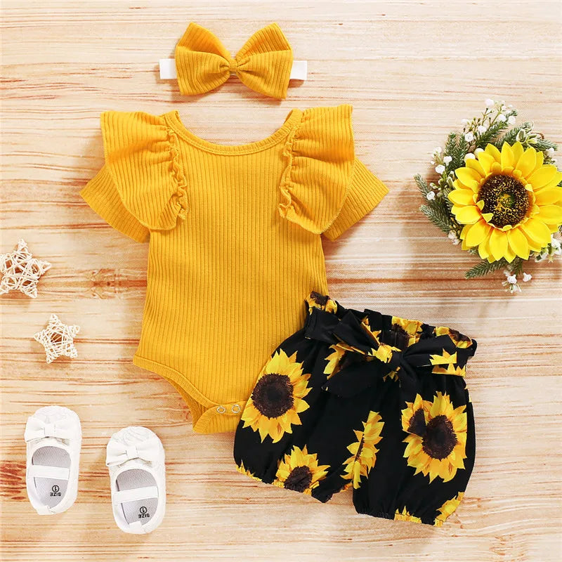 Mini Sunflower 3-Piece Set
