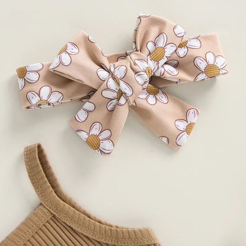 Mini Knit Romper & Shorts Set