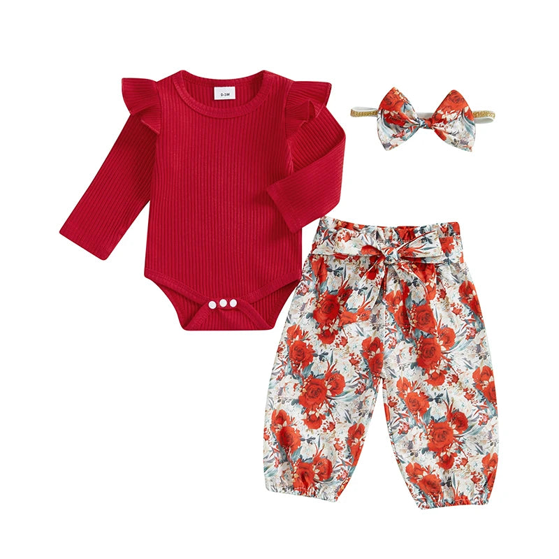 Mini Ruffle Romper Set