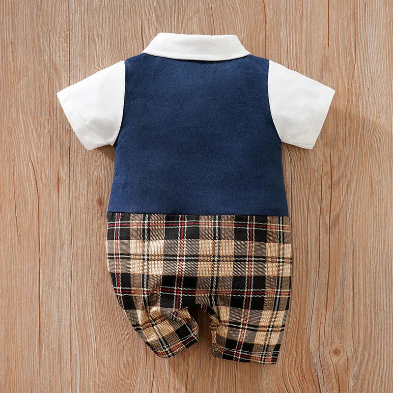 Mini Summer Gentleman Romper