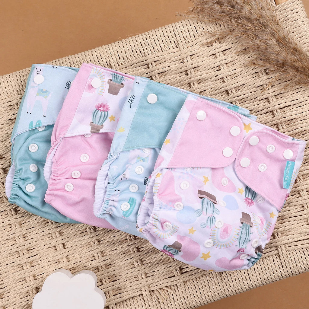Mini Cloth Diapers – 4pcs Eco Set