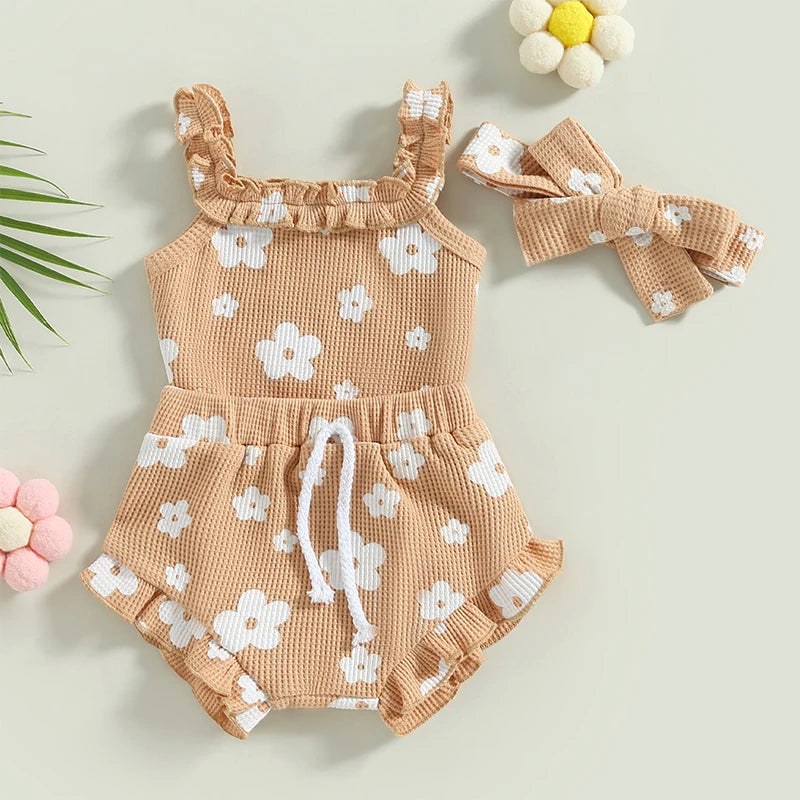 Mini Floral Summer Outfit Set