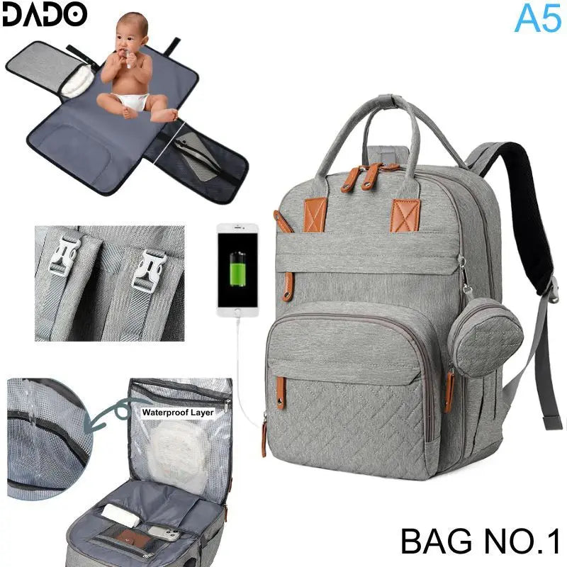 Mini Diaper Bag – Travel Backpack