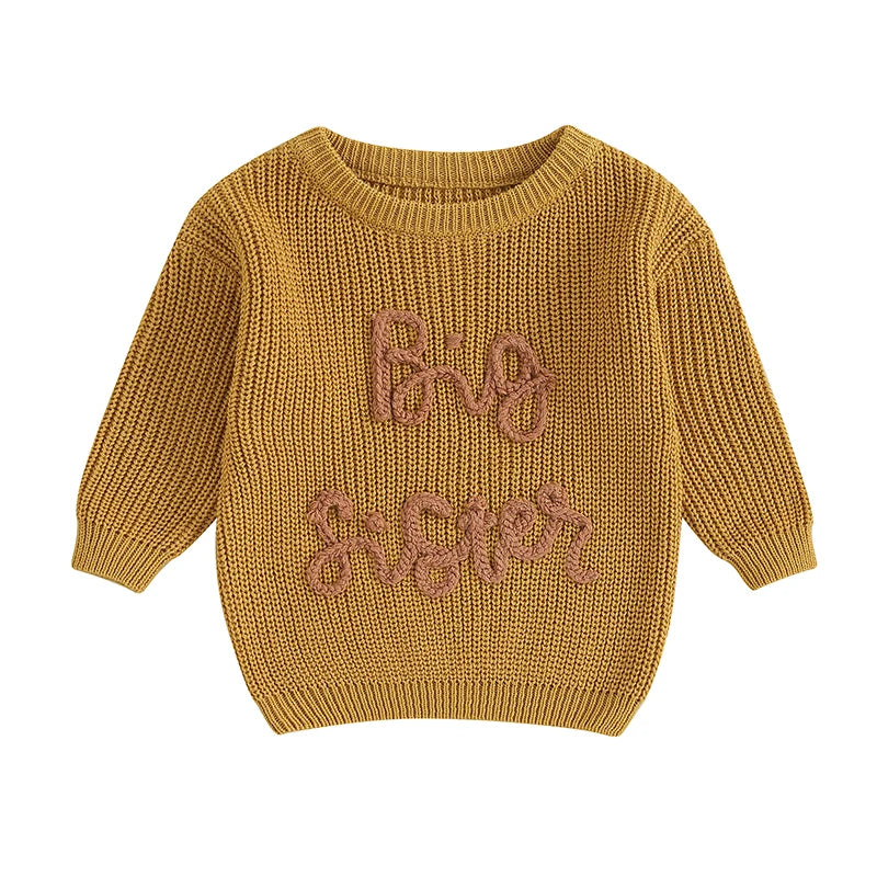 Mini Letter Knit Sweater