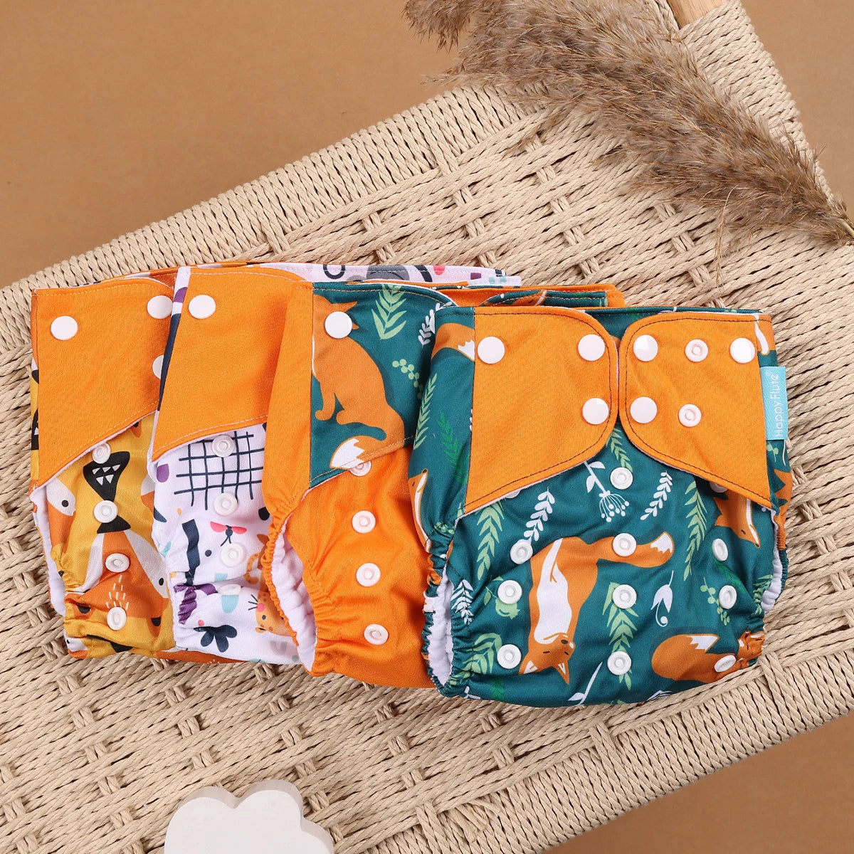 Mini Cloth Diapers – 4pcs Eco Set