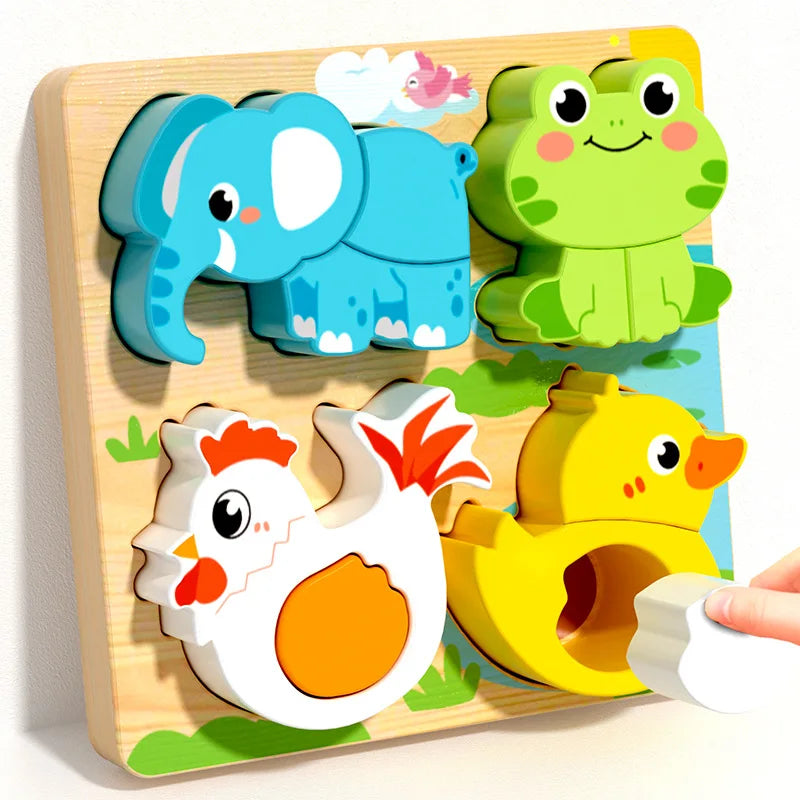 Mini Wooden Blocks – Montessori Shapes