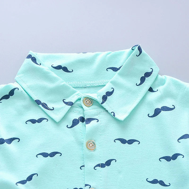 Mini Printed Summer Boy Set