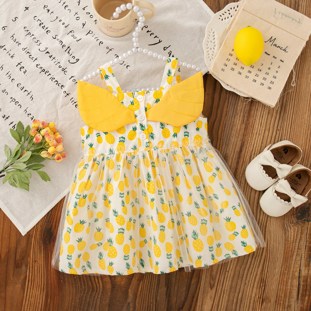 Mini Pineapple Princess Dress
