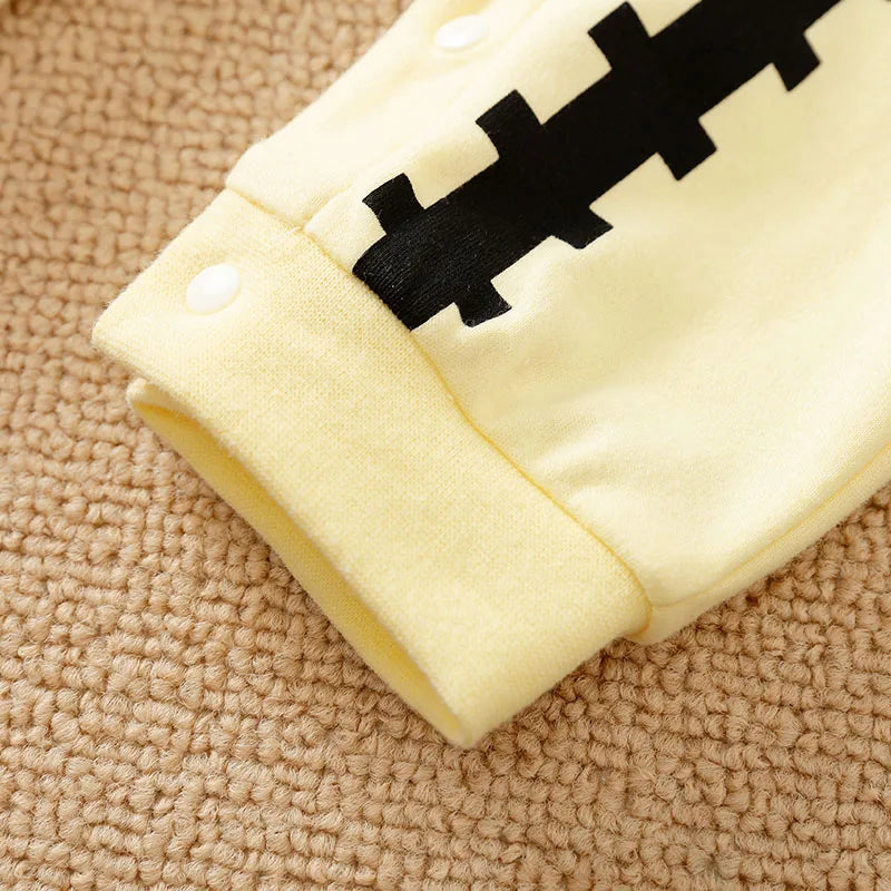 Mini Yellow Black Romper