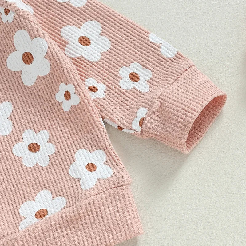 Mini Floral Winter Outfit Set