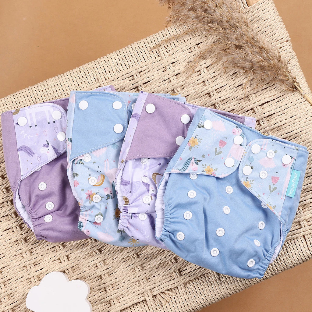 Mini Cloth Diapers – 4pcs Eco Set