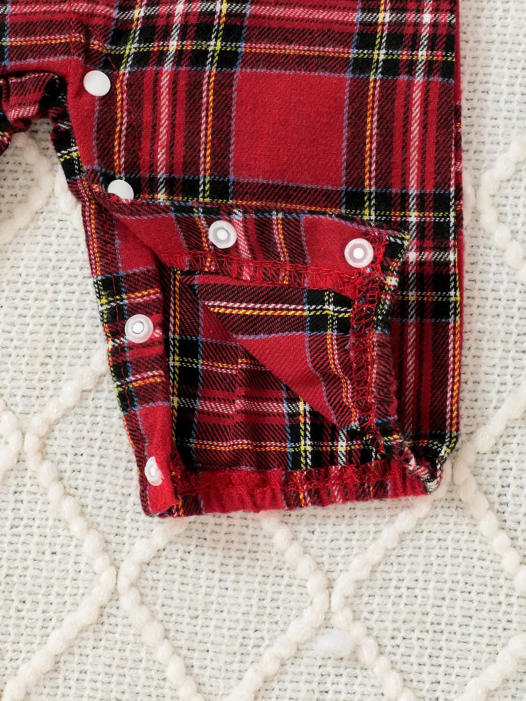 Mini Plaid Gentleman Romper