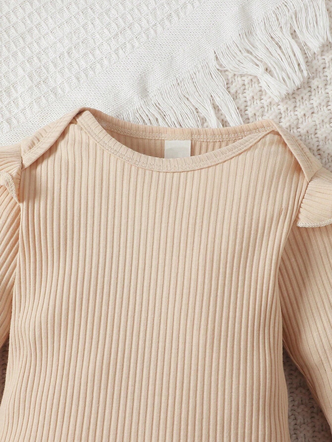 Mini Bear Ruffle Jumpsuit Set