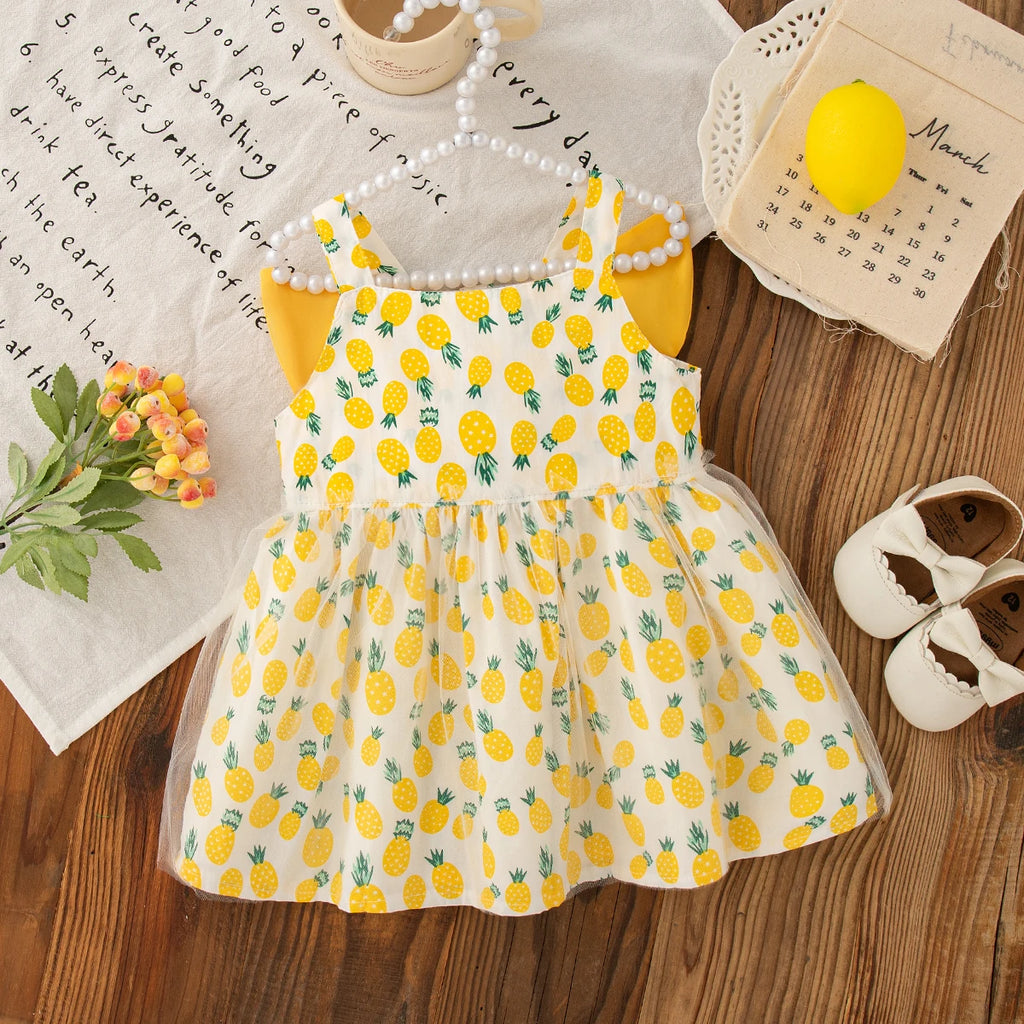 Mini Pineapple Princess Dress