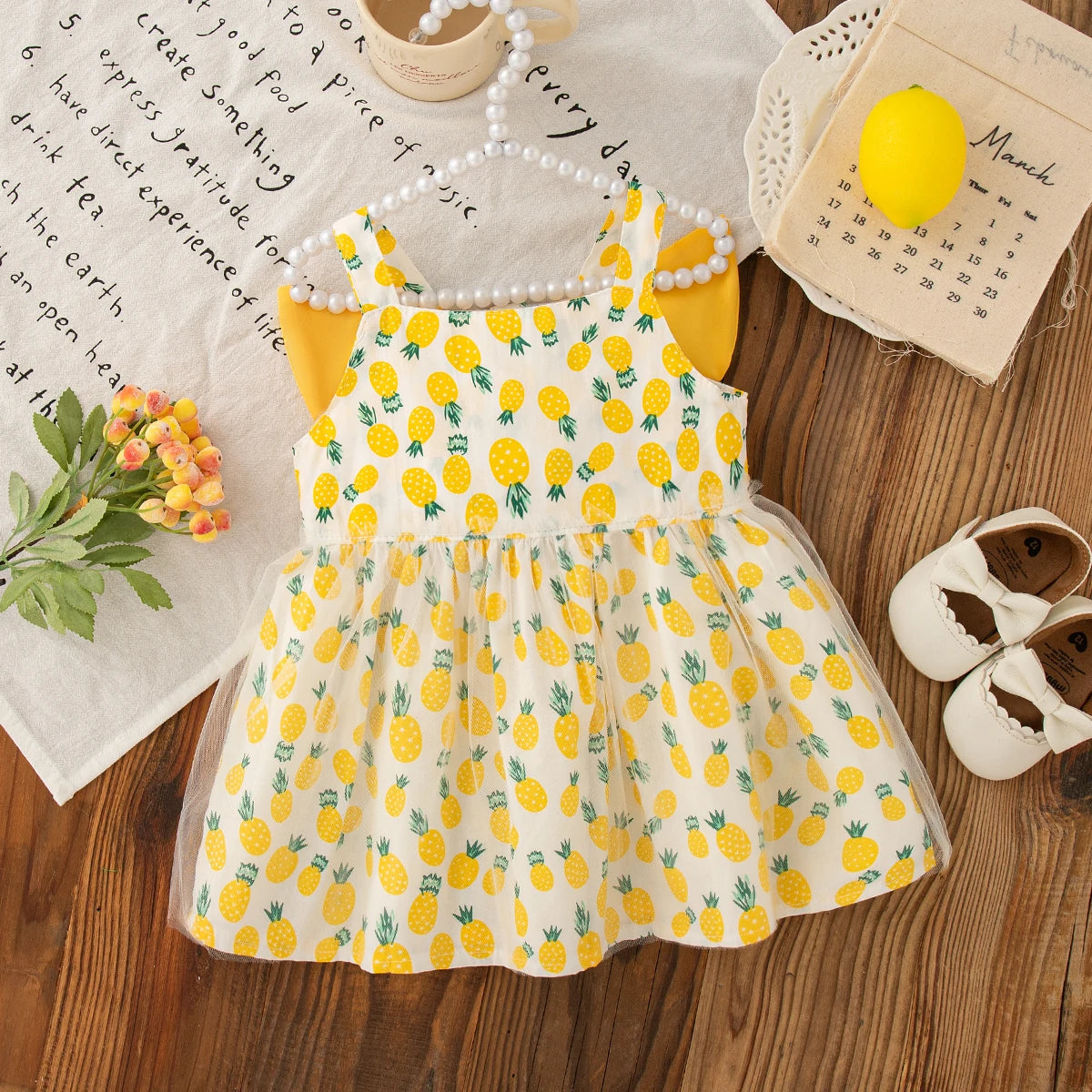 Mini Pineapple Princess Dress