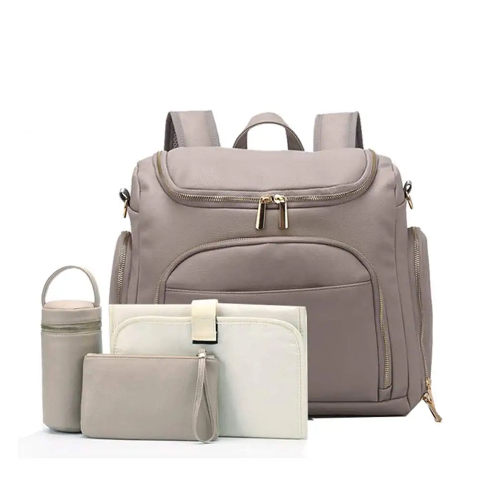 MiniMum Leather Diaper Bag