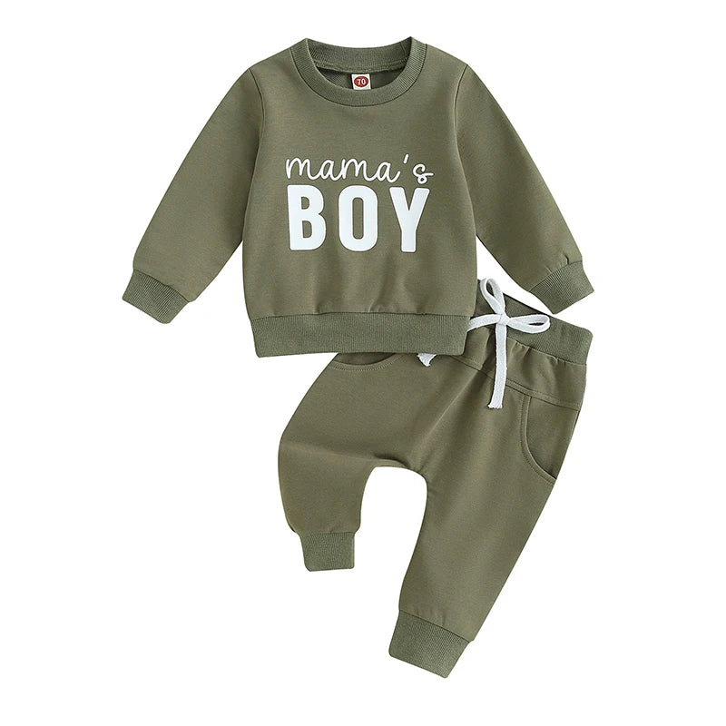 Mini Camouflage Pullover Pants Set