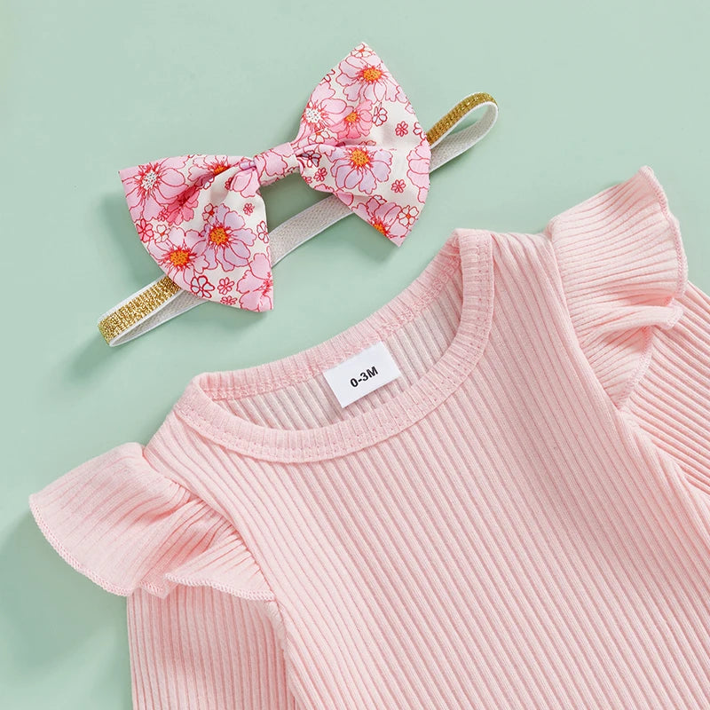 Mini Ruffle Romper Set