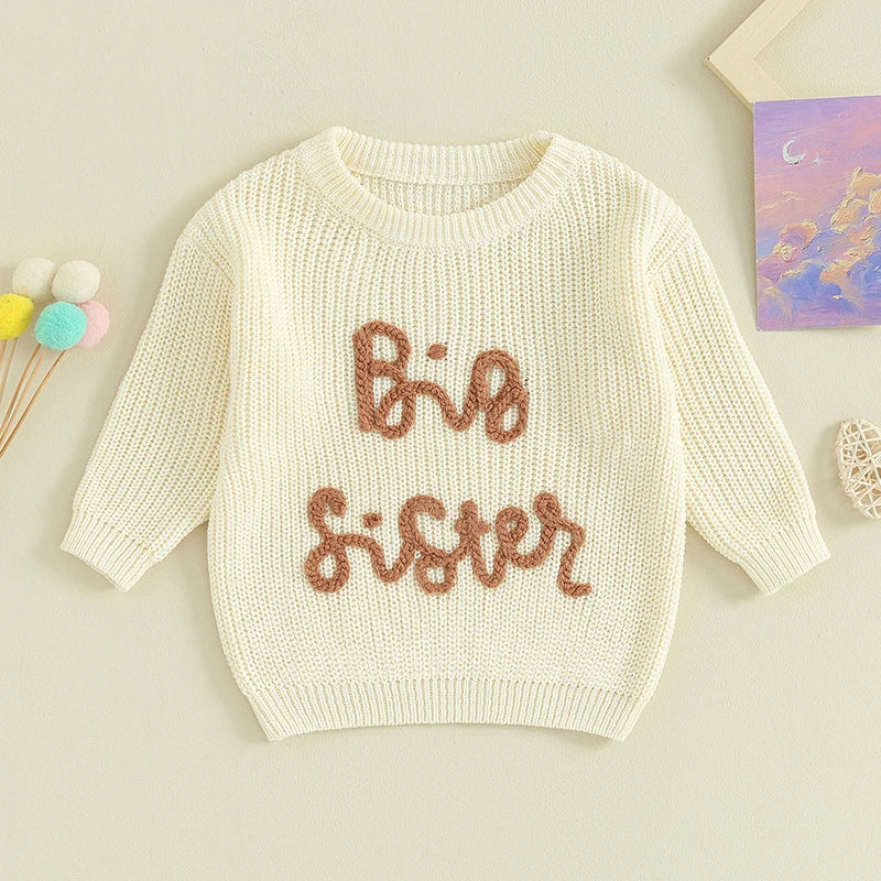 Mini Letter Knit Sweater