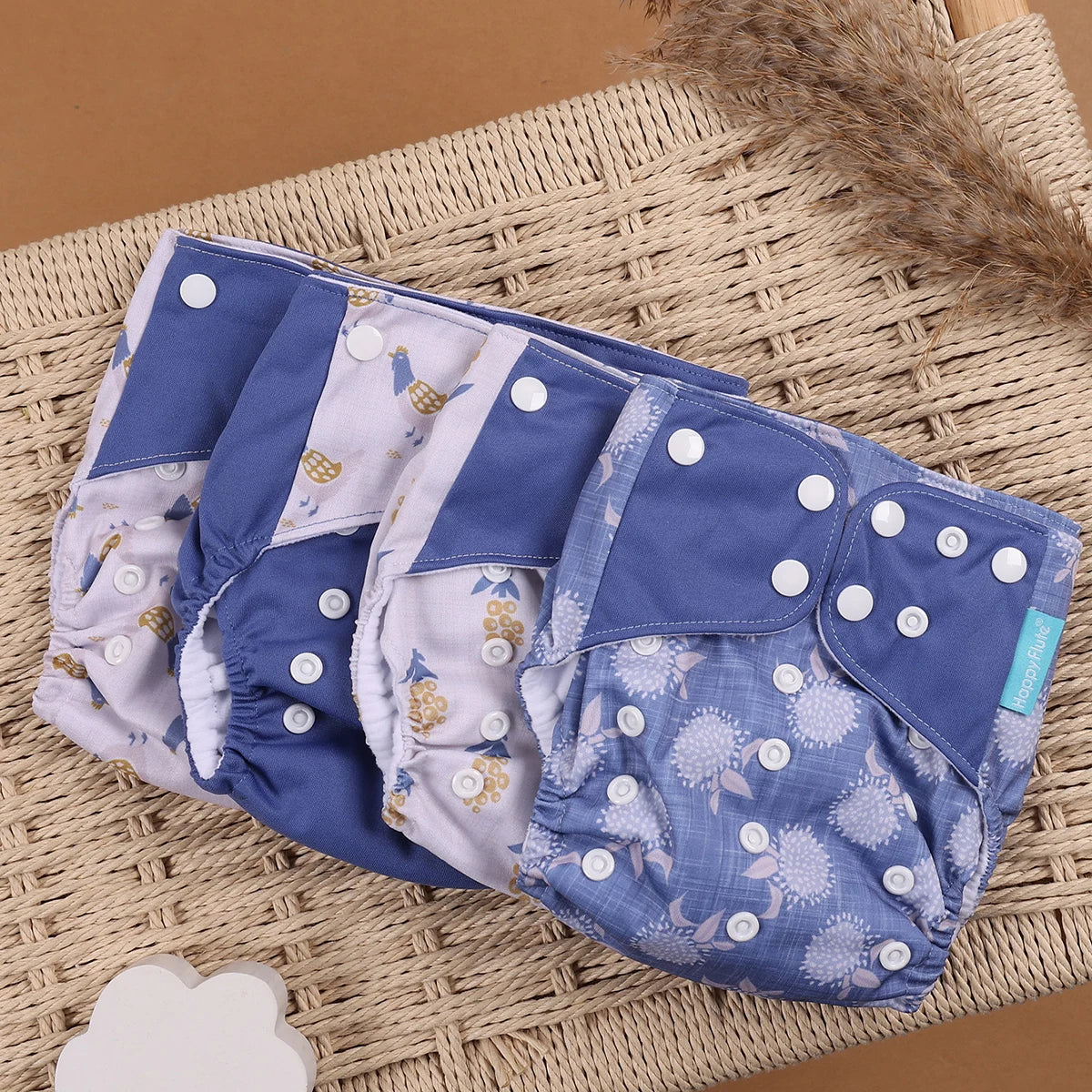 Mini Cloth Diapers – 4pcs Eco Set