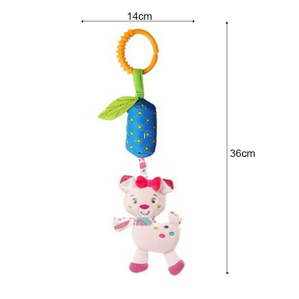 Mini Baby Rattle & Teether – Handheld Toy Giraffe
