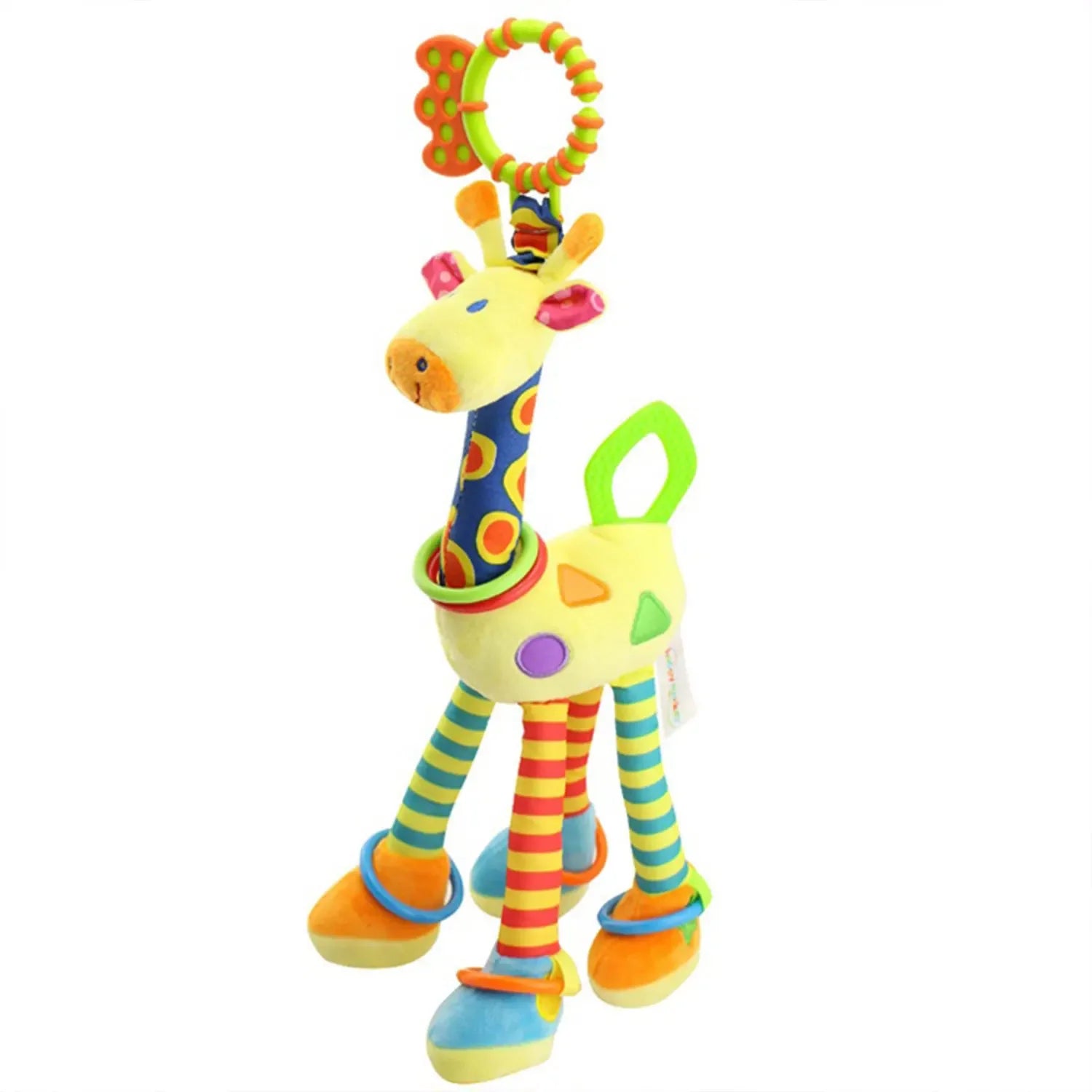 Mini Baby Rattle & Teether – Handheld Toy Giraffe