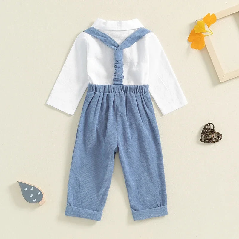 Mini Gentleman Romper Set