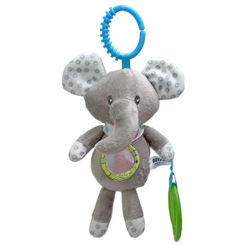 Mini Animal Rattle – Soft Giraffe & Zebra