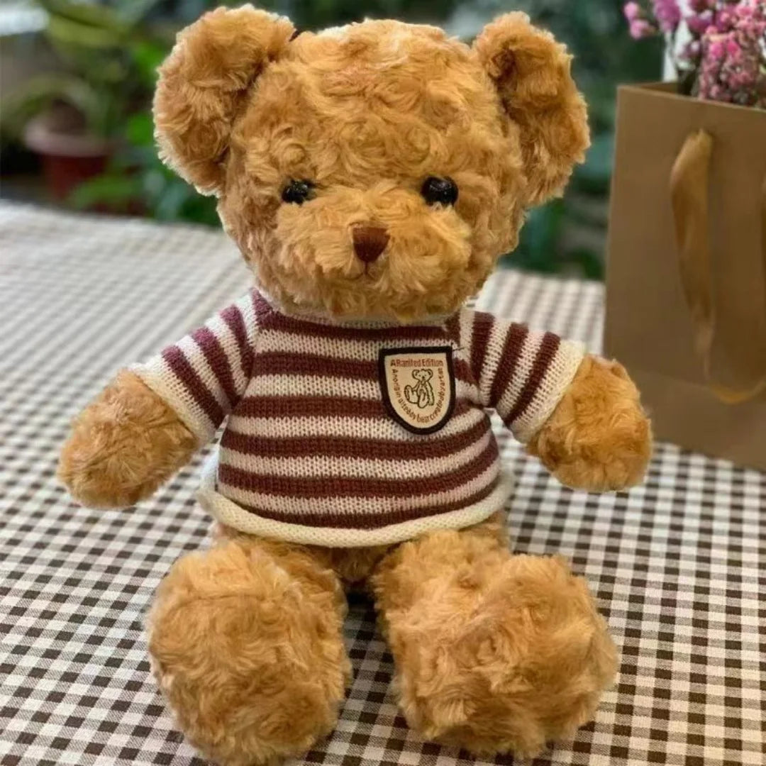Mini Teddy Bear – 30cm Plush with Sweater