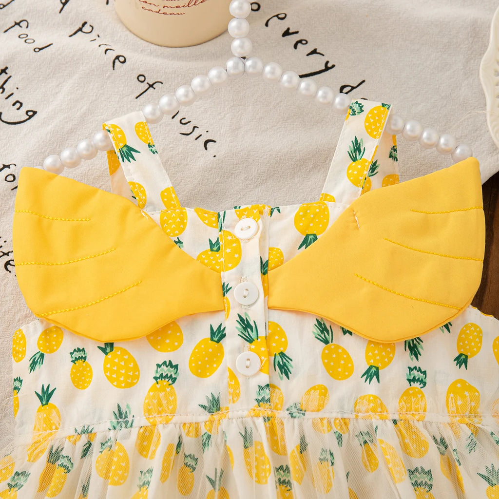 Mini Pineapple Princess Dress