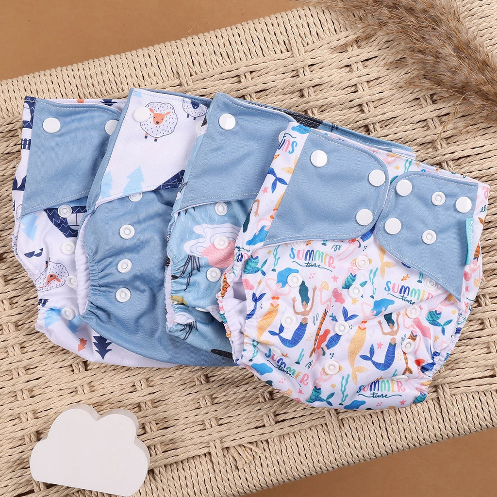 Mini Cloth Diapers – 4pcs Eco Set