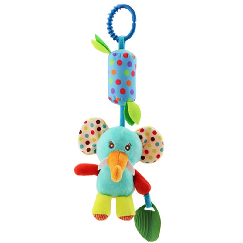 Mini Animal Rattle – Soft Giraffe & Zebra