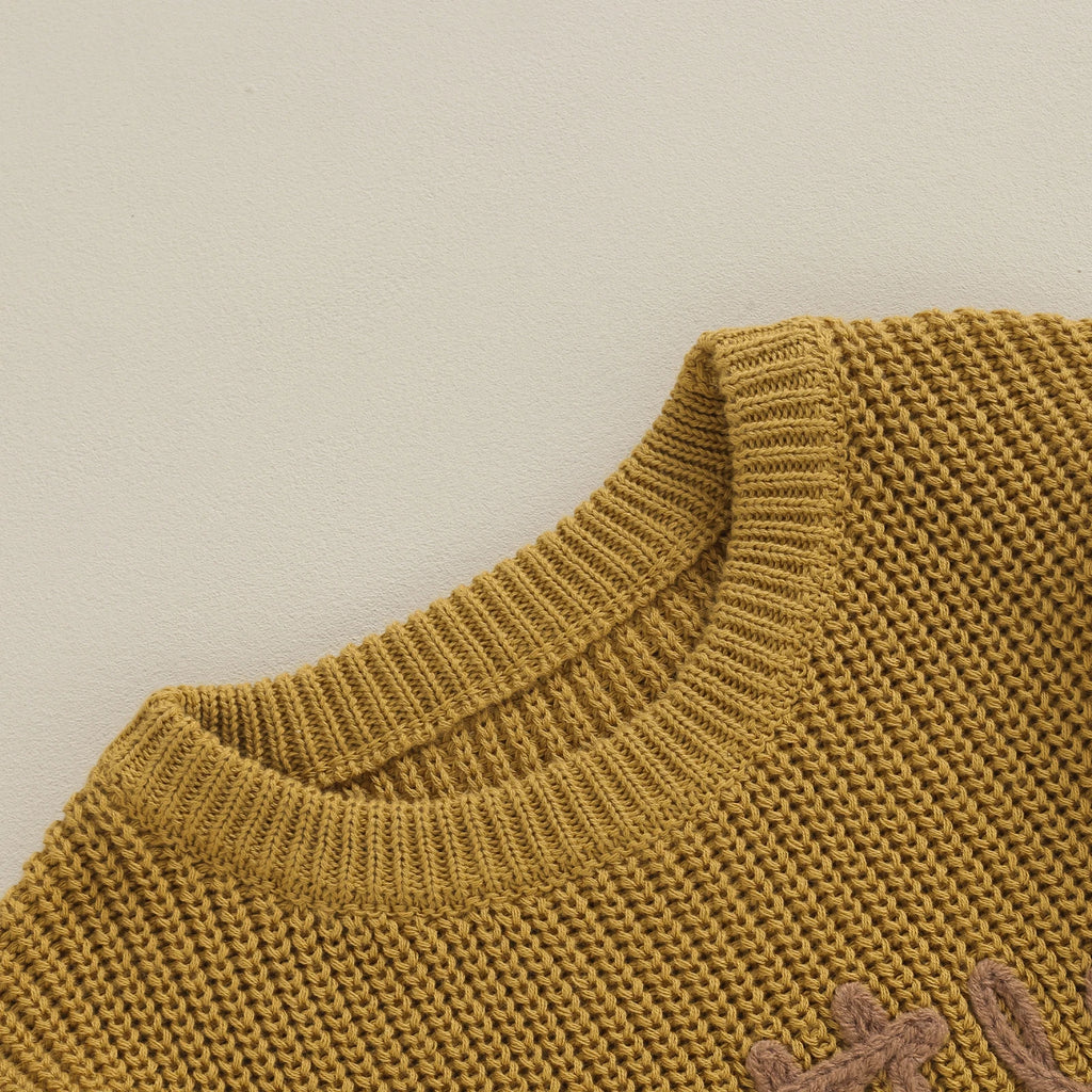 Mini Letter Knit Sweater