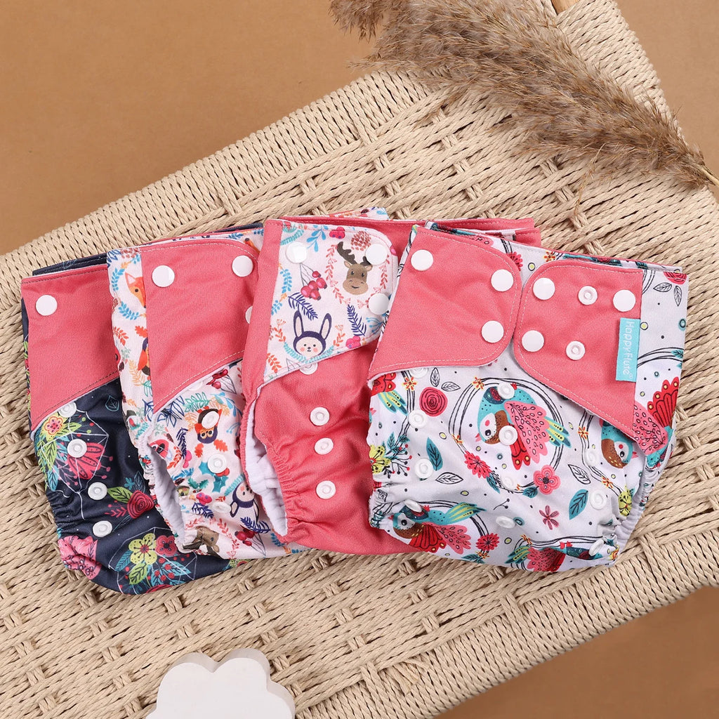 Mini Cloth Diapers – 4pcs Eco Set